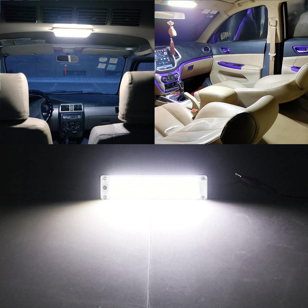 GZRUICA LED Innenraum Wohnmobil Ladefläche Universal Ladeleuchten für Kleine und Arbeit mit COB PC Schrauben und Klebeband Packung mit Weißen DC12V-36V Leuchten, Leuchten, Autos,
