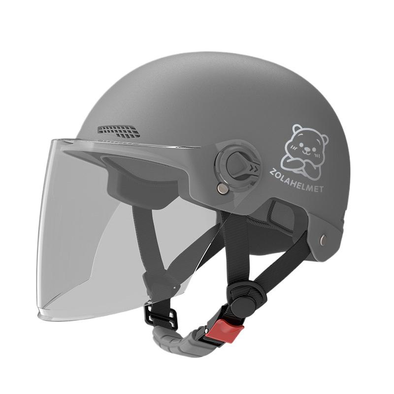 Helmet Electric Car Girl Cute Funny Lightweight Hair Hat Women's Helmet
