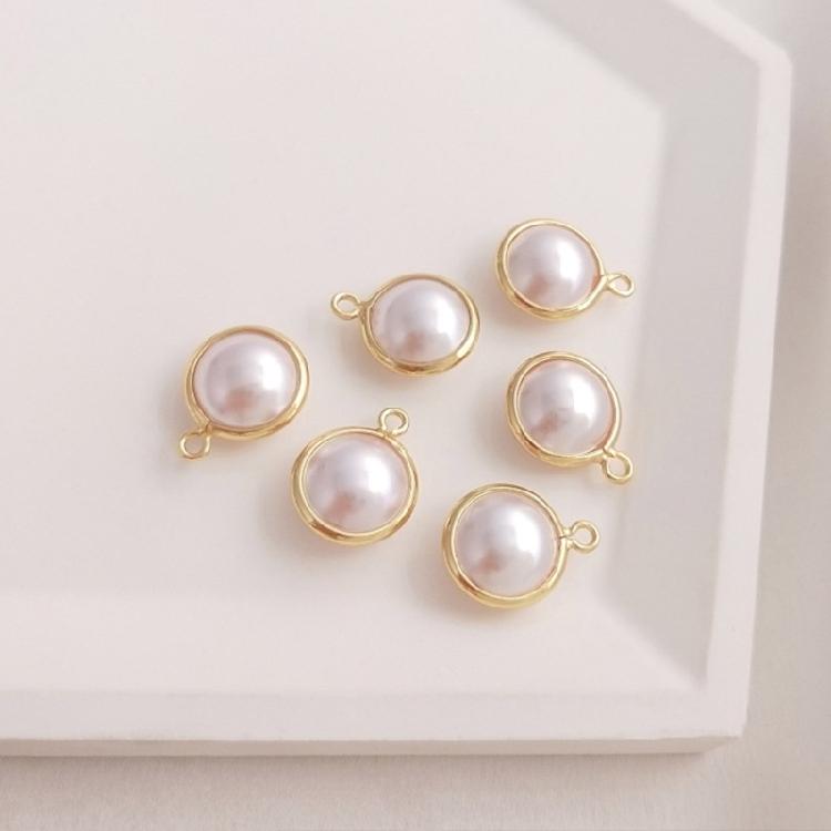 Set of 5 Unqiue Pearls Pendants Jewelry Component Pearls Jewelry Findings Suitable for Jewelry Bracelets and Necklaces