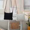 New Retro Style Messenger Bag Hollow Out Rectangular Shoulder Bags with Tassel Crossbody Bag Outdoor Activities