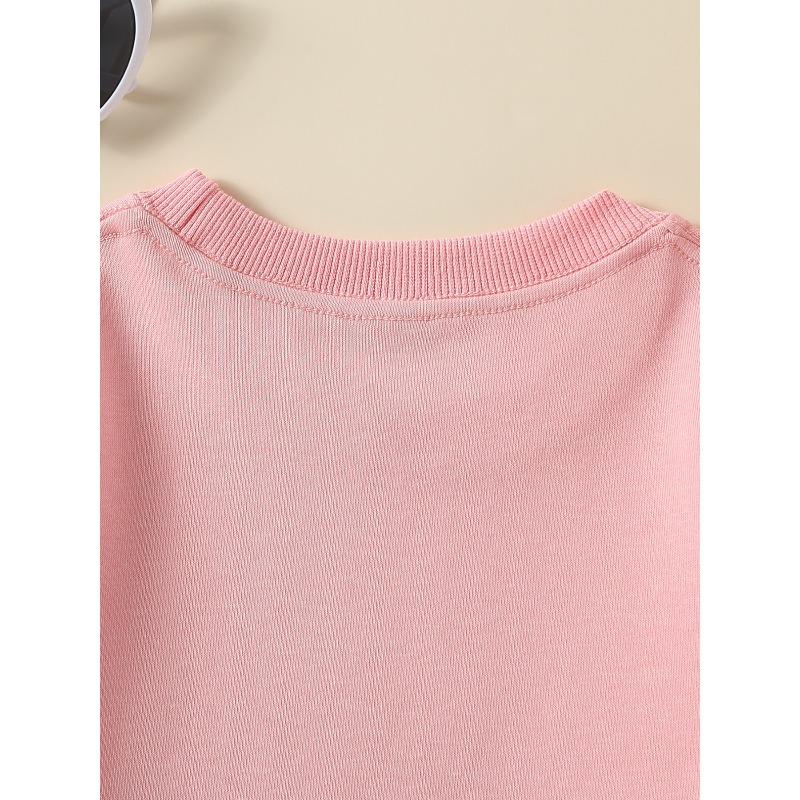 Unisex Crewneck Sweatshirt - Pink Cherry Blossom Floral Pattern Machine Washable, Spring And Autumn, Sportswear And Casual Wear, Soft And Comfortable