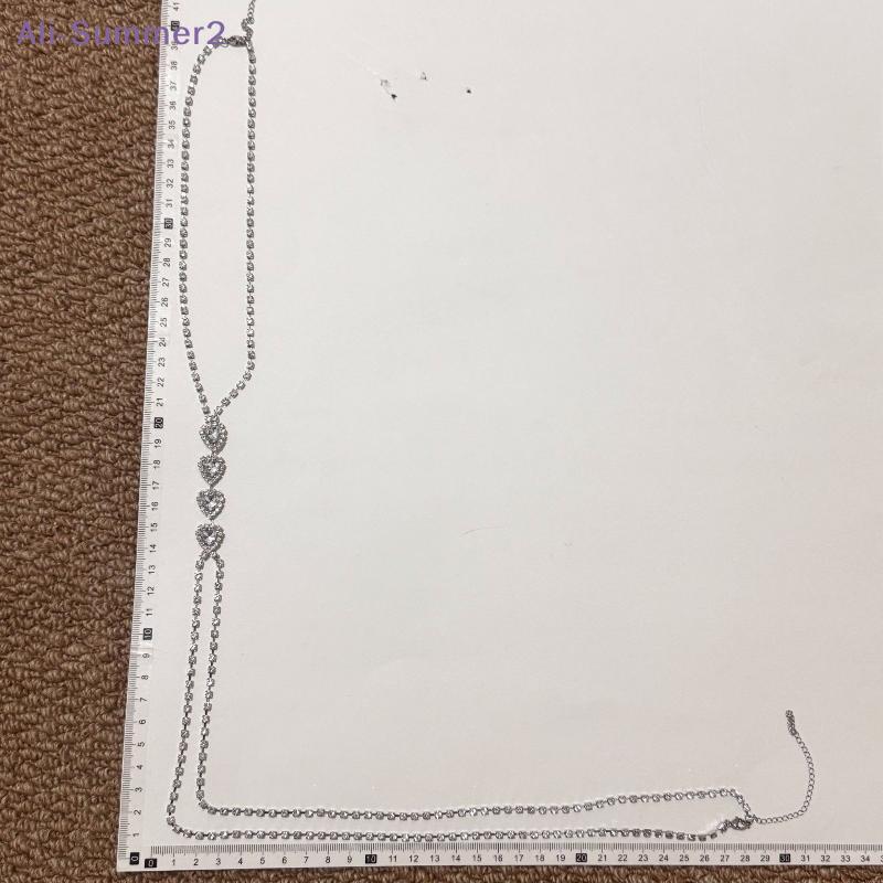 {Winter4} Sexy Rhinestone Chest Chain Harness Waist Chain Breast Belly Body Jewelry Necklace For Women Party Clothing Access