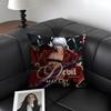 The D-Devil May Cry Cushion Cover Natural Linen Organic Fabric Double-Sided Printing Sofa Home Decor Gift Pillow Case