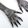 Half Face Cover Cats Woman Face Mask Rhinestone Masquerade Gloves  Halloween Prop Accessories