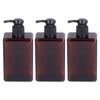 3PCS 280ml Pump Bottle Empty Liquid Hand Soap Container Plastic Press Bottle for Travel Use
