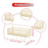 Spice Rack Organizer Hanging Kitchen Basket Lightweight Wall Mount Wire Storage for Office