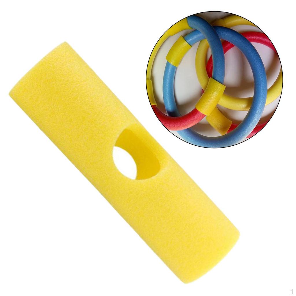Holed Pool Noodle Connector Swim Noodles Swimming Float Connection Joint Training Aid for