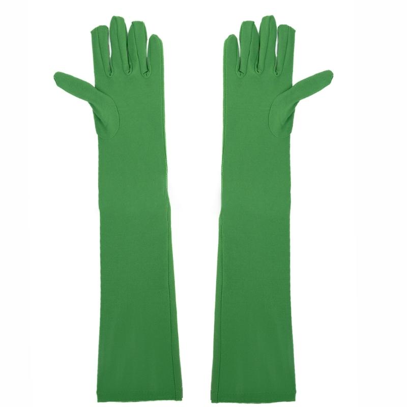 Halloween Witch Costume Accessories Elphaba Glasses Green Gloves Set Movie Elphaba Cosplay Costumes for Adults Gift