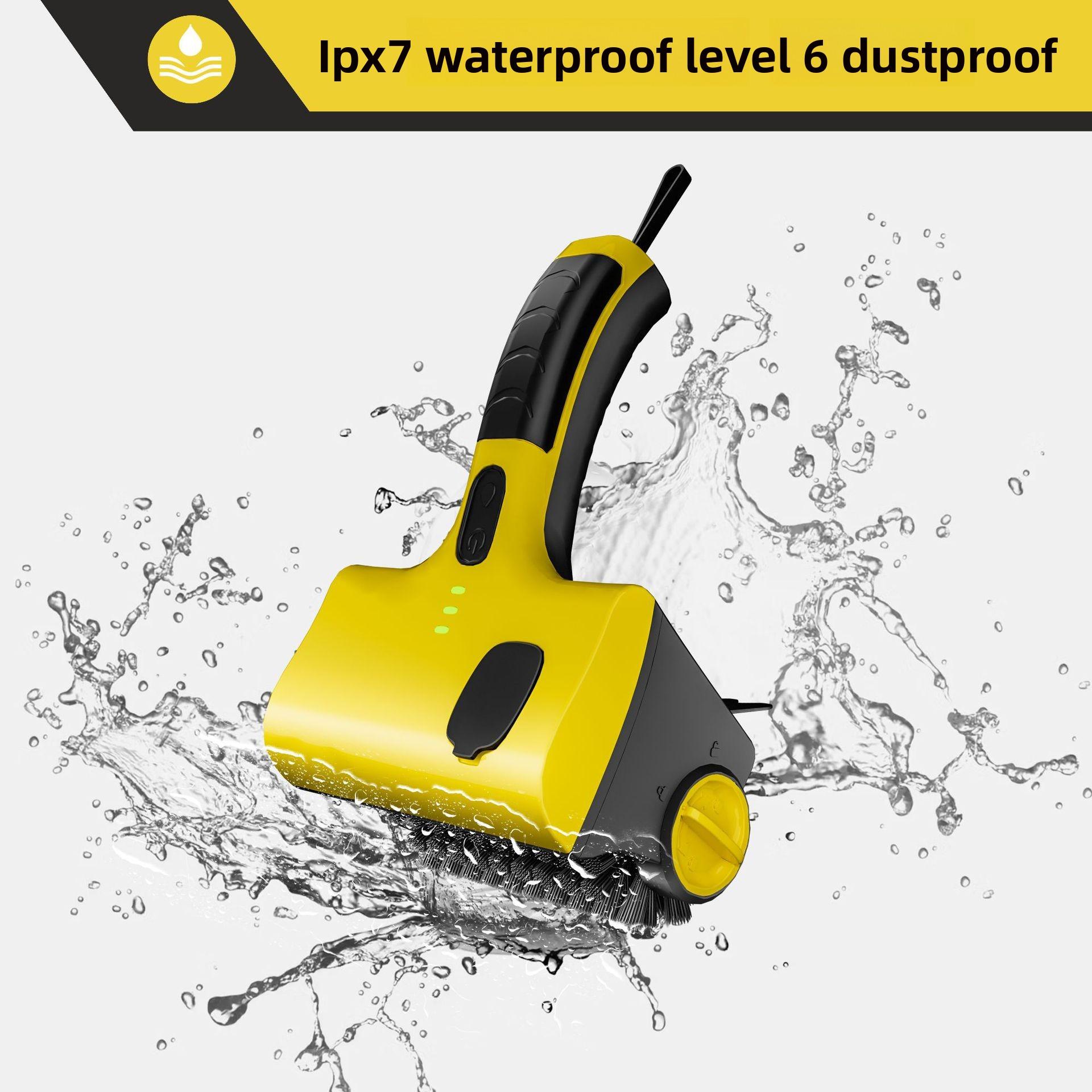 

Electric Barbecue Brush, Household Kitchen Tile Multi-function Replaceable Brush Head Wireless Cleaning Brush God