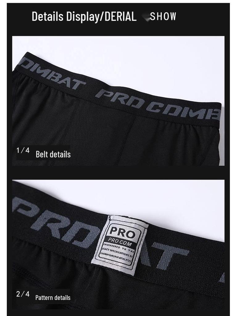 Men's Quick-Dry Compression Leggings for Running, Training, and Basketball