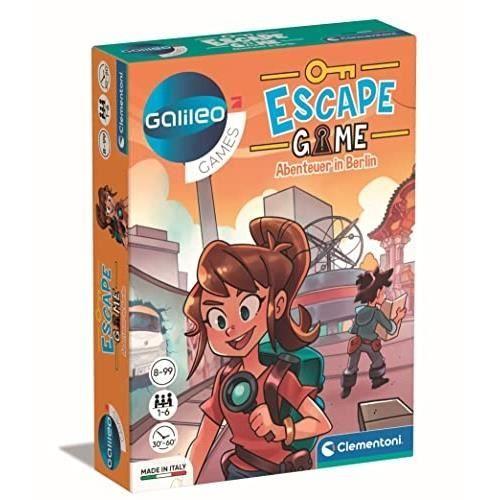 Escape Game - Aventure à Berlin - CLEMENTONI - Jeu de société - 8 ans et plus