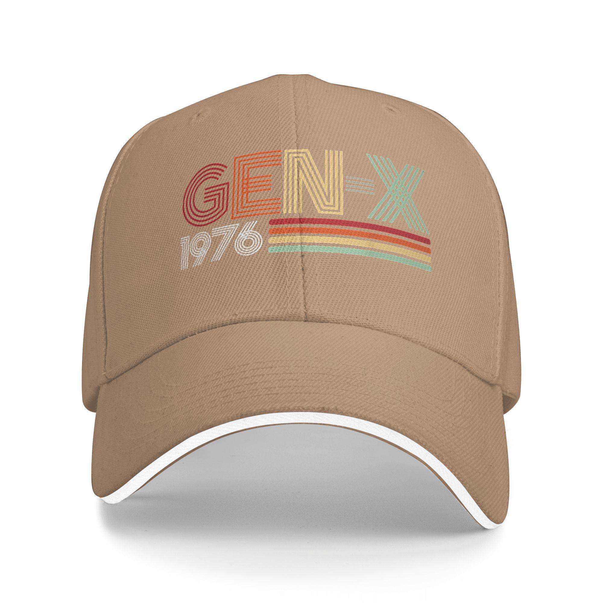 

Gorra De Béisbol Estilo Retro Generación X 1976 Gorra De Camionero Unisex Vintage Gorra De Béisbol Clásica Para Correr Estilo