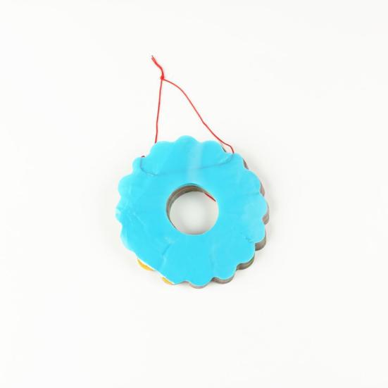 Circle Compression Flower Trick Prop Fun Multicolor Stretchable Entertainment Creative Novelty Compression Flower Stage Prop