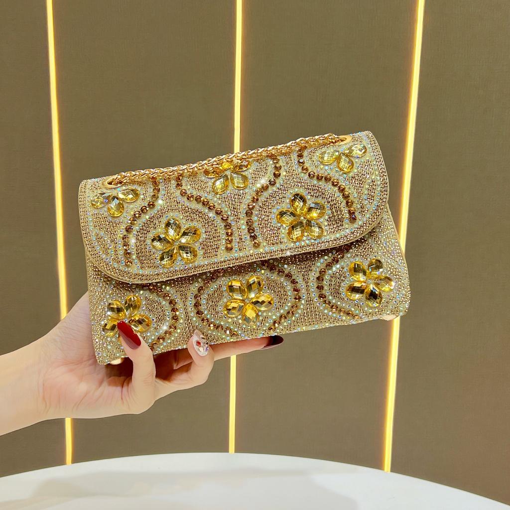 Underarm Bag - Fashionable Small Square Bag - Women's Chain Handbag - Shoulder Strap Crossbody Bag