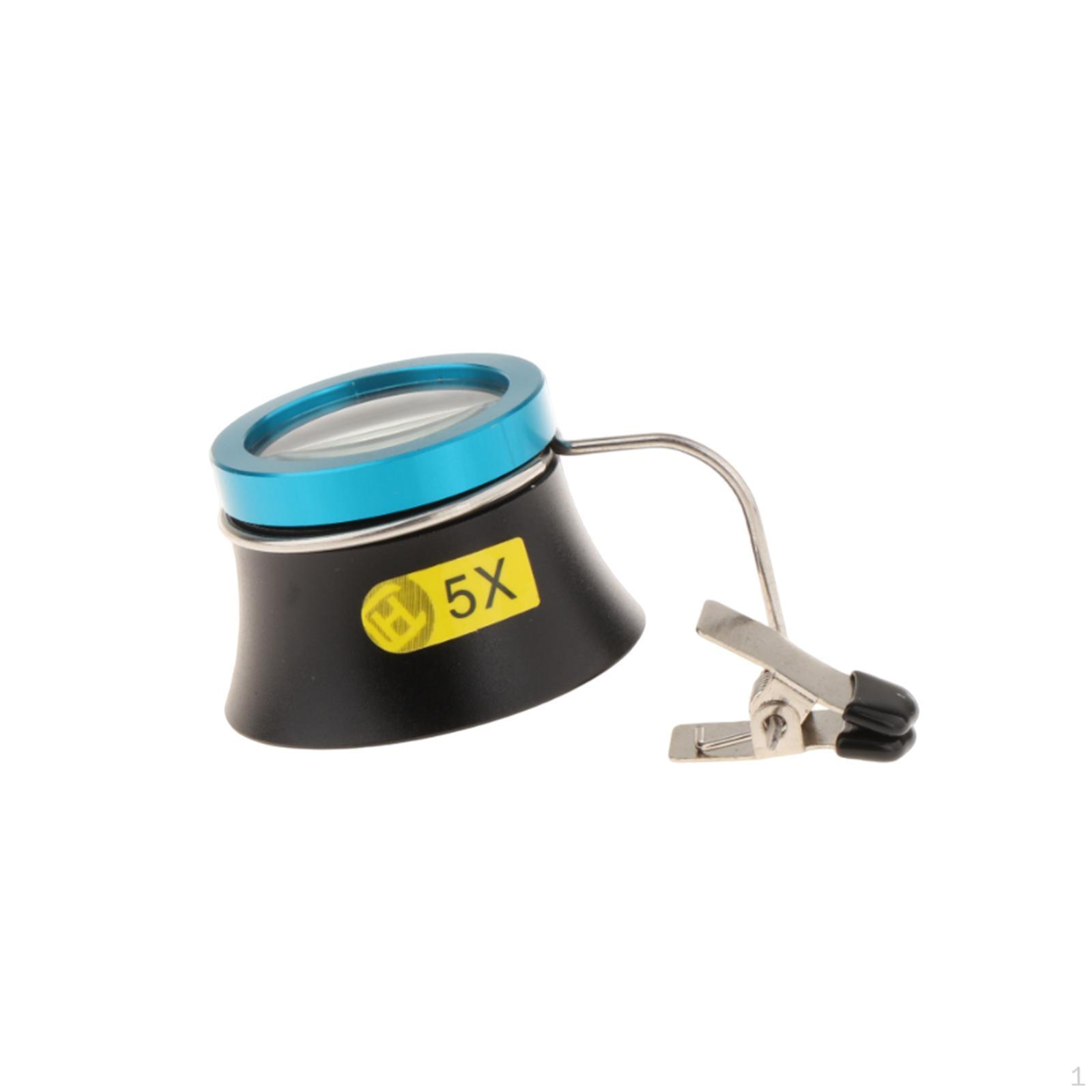 

Ювелірні збільшувальні окуляри Лупа для ремонту годинників Легка петля для очей 5X