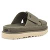 UGG Goldenstar Cross Slide Double Layer Leather Cross Comfortable Fashion Sandals Women Sandals Moss-Green 1137910-MSG