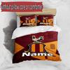 3pcs Duvet Cover Set (1*Duvet Cover + 2*Pillowcase, Without Core), Custom Name Bradford City AFC Pattern Bedding Set, Home Bedroom Decor Gift