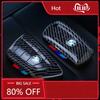 Heiß 2025 Auto Kohlefaser Schlüsselabdeckung Hülle Halter Schale Tasche Für F30 F20 F10 F18 F22 F01 X3 X4 F06 F02 M3 M5 Auto Schlüsselanhänger Zubehör