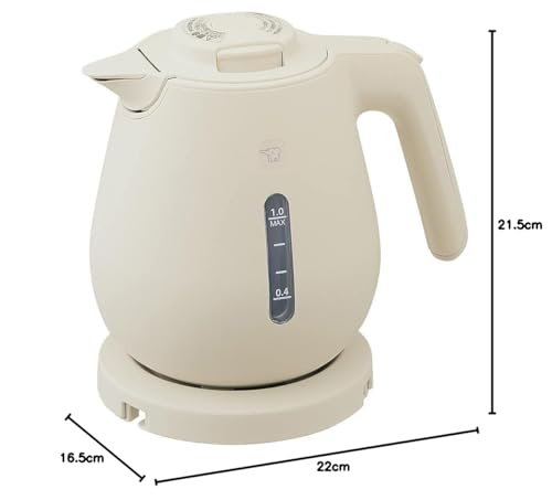 Zojirushi Electric Kettle, 1.0L, Beige, CK-DA10-CA