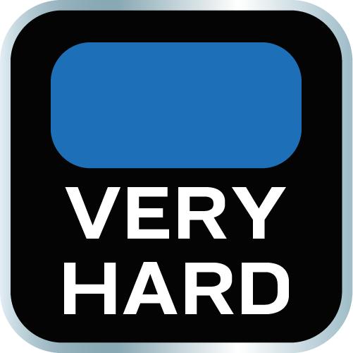 Polishing pad 150 x 50 mm, very hard sponge, M14