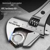 Multi-Function Adjustable Wrench: Quick-Open Chrome Vanadium Steel Pipe Pliers for Labor-Saving Household Use