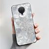 Printed Phone Case For Nokia G10 / Nokia G20 / Nokia 6.3 Fundas Soft Silicone Black Shell Cover Cute Flower Cartoon Casing Coque