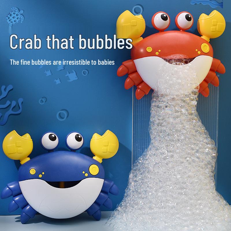 Crab Bubble Machine Baby Bath Toy for Boys and Girls