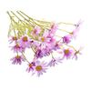 Artificial Flower Bouquet 2 or 5 Stems 21 Inch Realistic Silk Flowers with Detachable Bendable Stems UV Resistant Fake Flower Home Wedding Decor