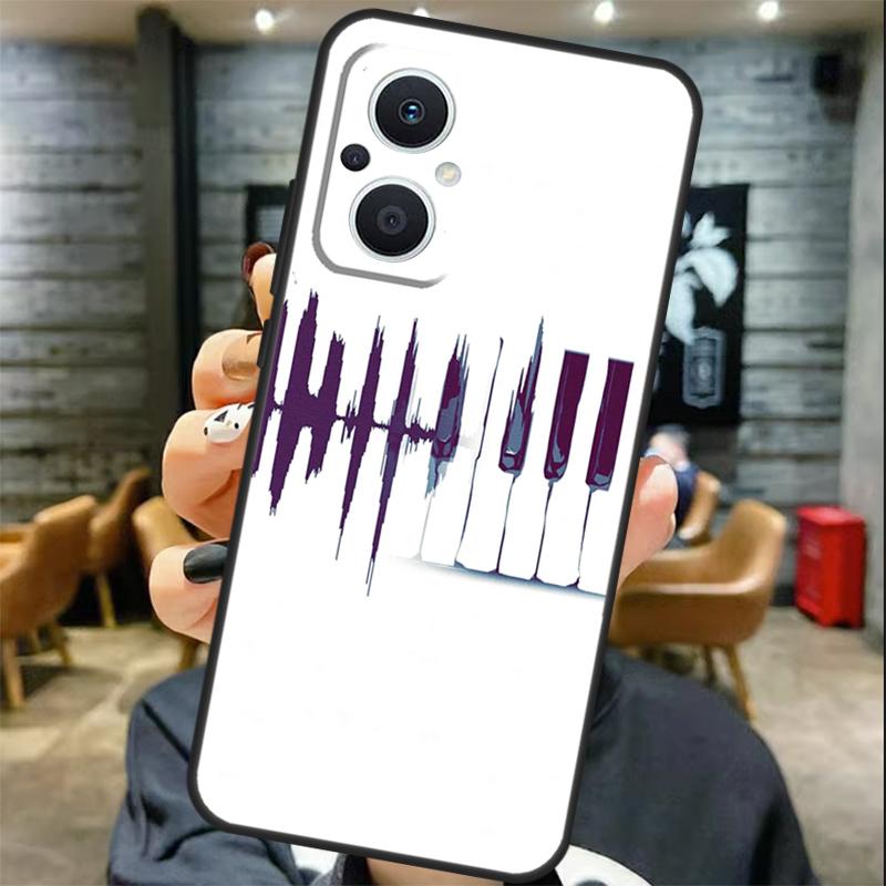 Minimalist Music Lover Case For OPPO Reno 13 F 12 F 11F 8T 7 8 10 11 Pro OPPO Find X8 Pro X6 X3 X5 Lite Cover Coque