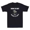 Men Dark Humor Skeleton Graphic T Shirt Funny Grim Reaper Print Gothic Streetwear Cotton Tee