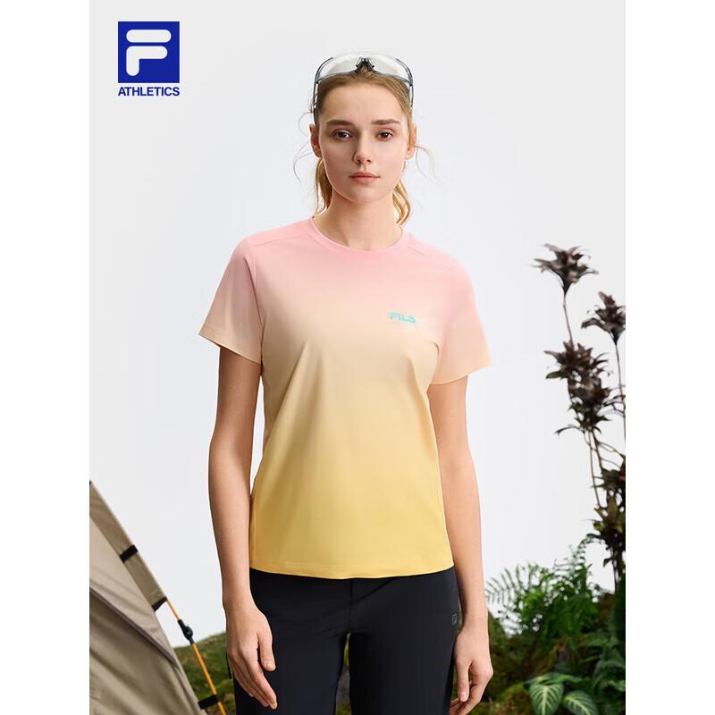 FILA Women s All-Over Print Sun Protection T-Shirt S