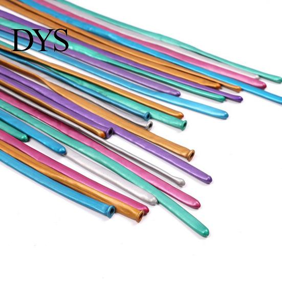 Dog Balloon Twisting Set 100Pcs DIY Long Balloons Rainbow Animal Modeling Latex Christmas Thickening Assorted Color Kit