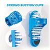 1-4pcs Shower Foot Cleaner Foot Washing Brush Remove Dead Skin With Suction Cup For Bathing Hotels Slippers Home Bathroom Tools