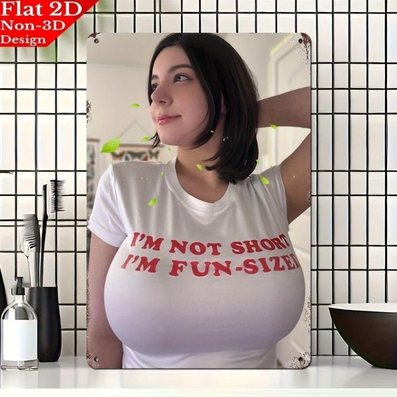 Pin-Up Girl Blechschilder, Garage Werkstatt Metalldekor 20x30cm