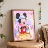 Disney Oil Paint Hand Painting Kit Mickey Donald Cartoon Decoration Classic Style Home Decor Art Craft DIY Painting Wall Hanging Gift Set