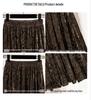 Pleated Velvet A-Line Skirt: Women's Versatile Mid-Length High-Waisted Slimming Style for Autumn and Winter