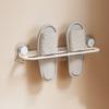 Punch Free Bathroom Storage Rack Carbon Steel Towel Shelf New Towel Holder  Washroom