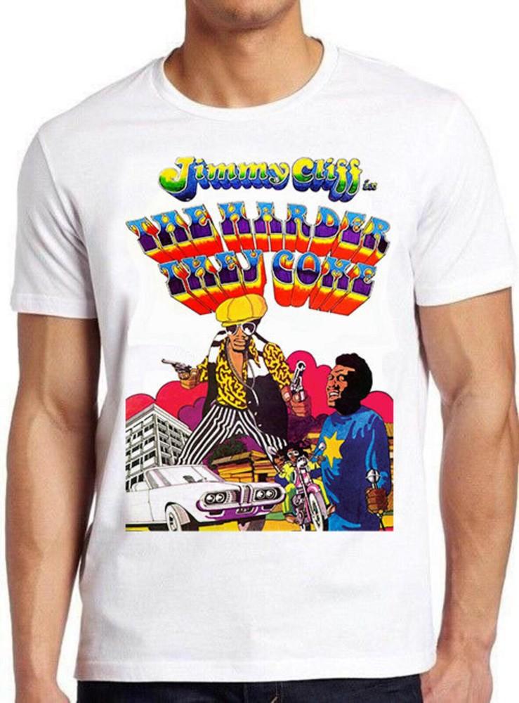 

The Harder They Come Poster Jimmy Cliff Film Reggae Music Gift Tee T Shirt Unisex T-Shirt S