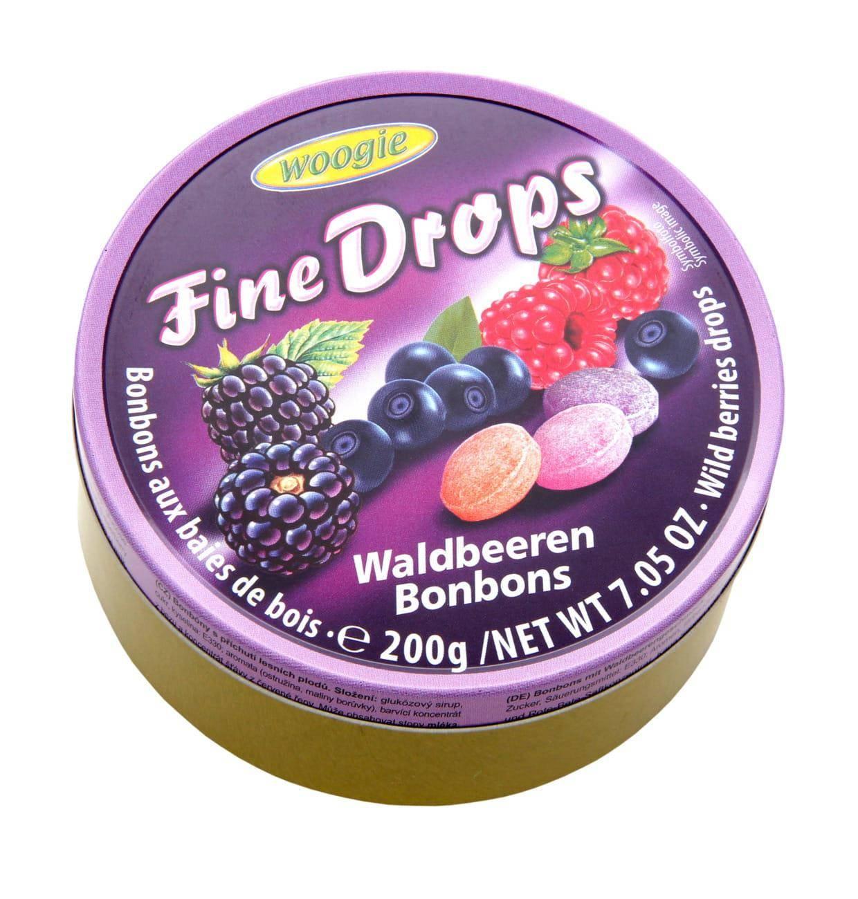 Woogie Candy in einer Dose Waldbeere 200 g