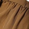 ZANZEA Women Casual Elastic Waist Solid Color Loose Wide Leg Capris Pants