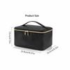 Fashion Large Capacity PU Makeup Bag PU Handheld Cosmetic Bag With Handle Divider Waterproof Women Toiletry Bag Toiletry Storage