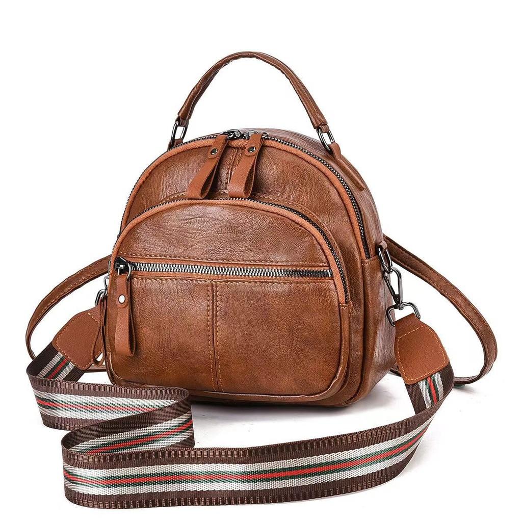 Stylish Versatile Pu Leather Shoulder Bag With Multiple Compartments For Daily Use