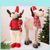 Santa Claus Christmas Ornament Costume In Knit And Velvet For Festive Decor