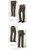 Men's Autumn & Winter Pure Cotton Loose-Fit Business Casual Trousers for Middle-Aged & Elderly