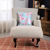 KOKO MAISON INC Fleurs De Reve Polystain Cushion Cover | Flap Closure | Digital Printed