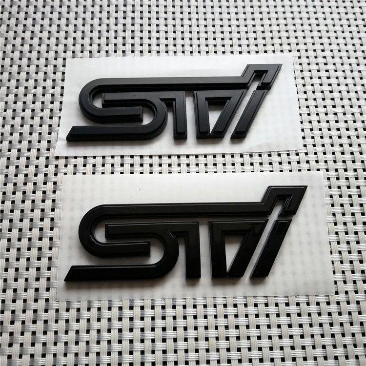 3D Car Design Fender Rear Trunk body Emblem Badge sticker For Subaru STI Forester Impreza Legacy Outback XV BRZ WRX Accessories nn1