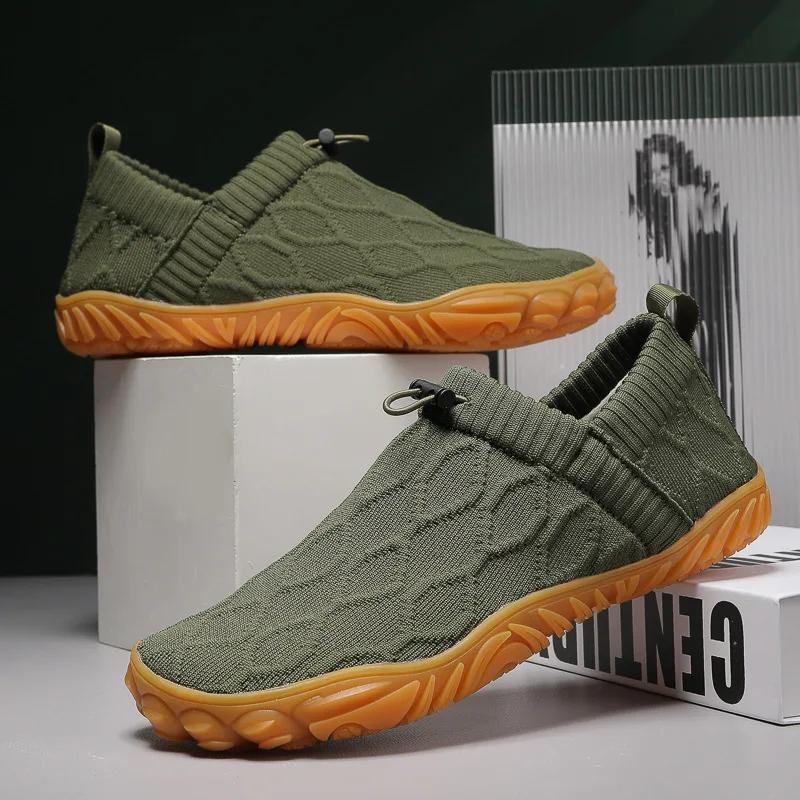 Fashion Large Men's Shoes, New Breathable Soft Soled Sports Hiking Shoes, Outdoor Anti Slip, Lightweight and Wear-resistant Sports Shoes