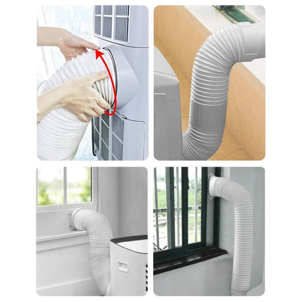 Flexible Exhaust Hose Replacement Air Conditioner Hose Portable Vent Hose Air Conditioning Devices
