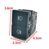 1 PC Car Power LED Light Front Rear Fog Lamps Music Mirror Heating Dual Control On Off Switch Button with Wire for Honda Switches4