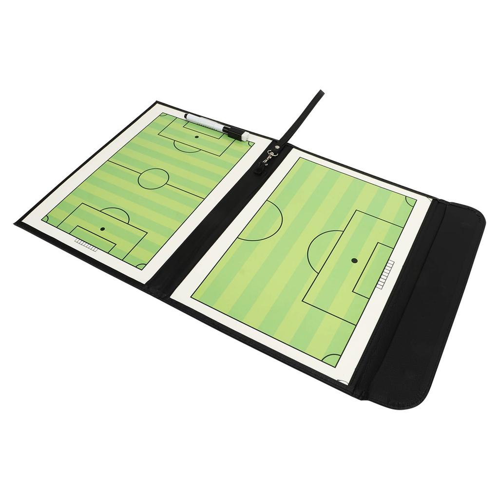 Soccer Coaching Board Portable Foldable Football Magnetic Board Kit with Marker Pen